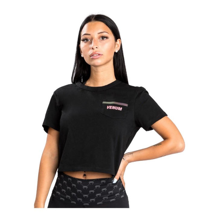 Venum Pink Pocket Women's T-Shirt Black