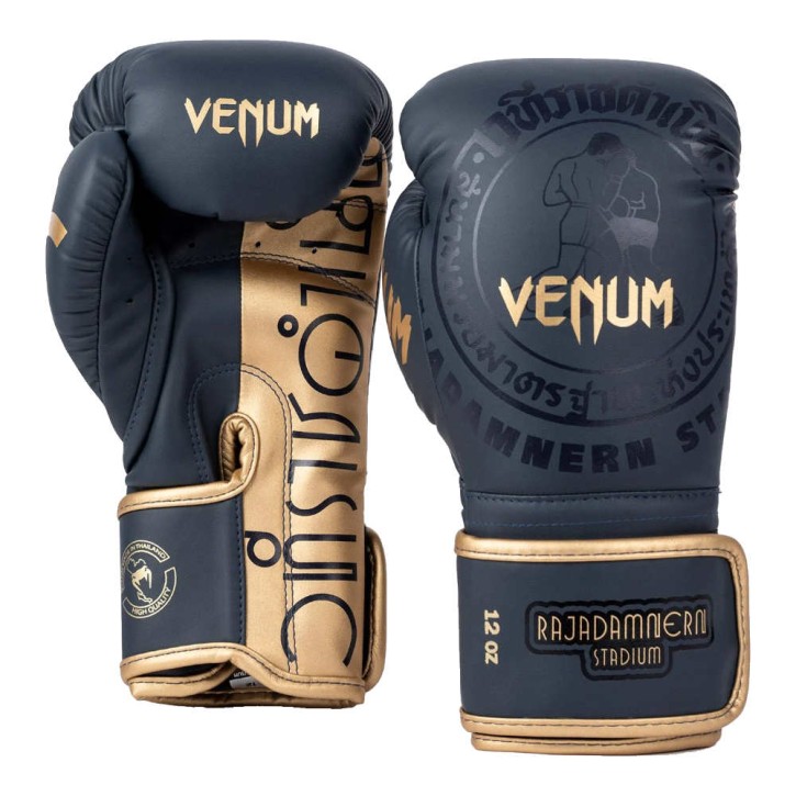 Venum X Rajadamnern Boxing Gloves Navy