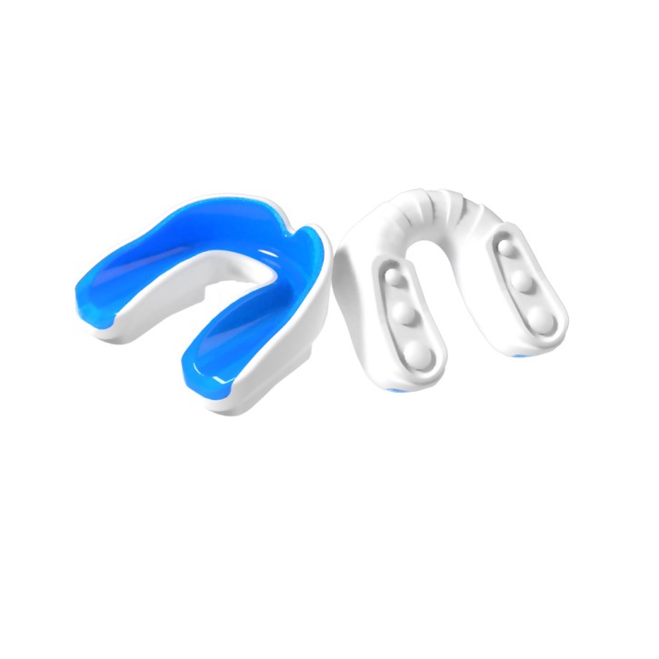 Green Hill Solid Gel Mouthguard Blue White
