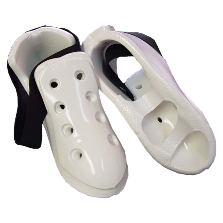 Semi Contact Foot Guards White
