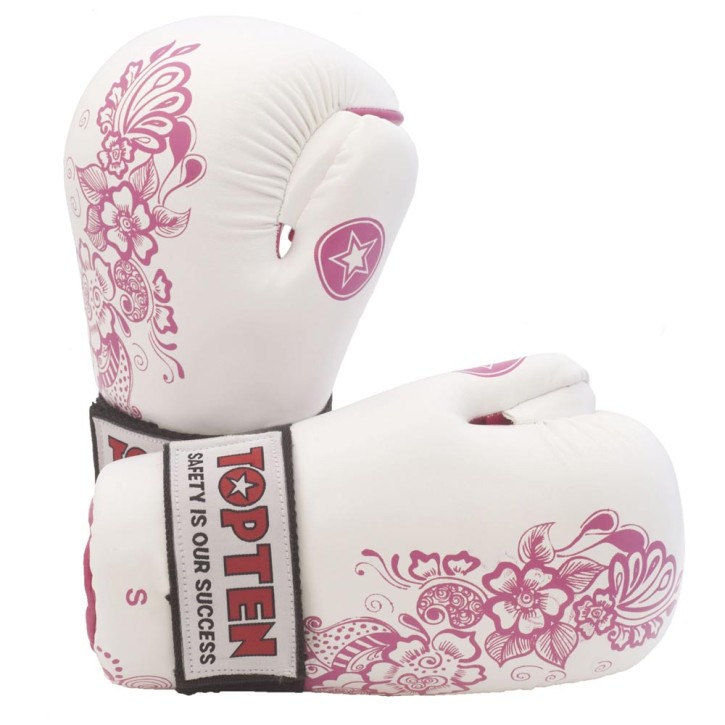 Top Ten Flowers Point Fighter White Pink