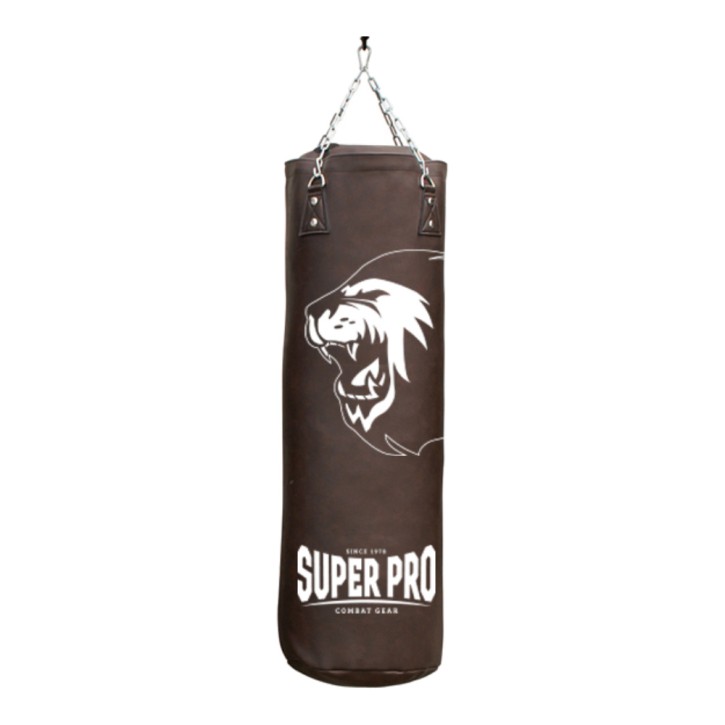 Super Pro Vertical Logo Luxury Punching Bag 120cm Filled Br