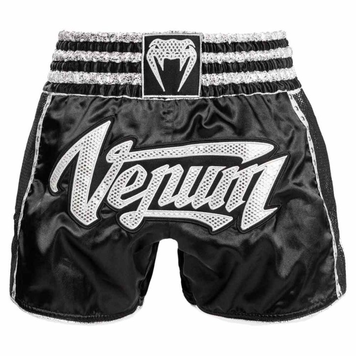 Venum Absolute 2.0 Muay Thai Shorts Schwarz Silber