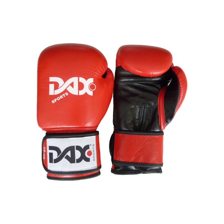 Abverkauf DAX Boxhandschuhe Comfort Red Black Leder