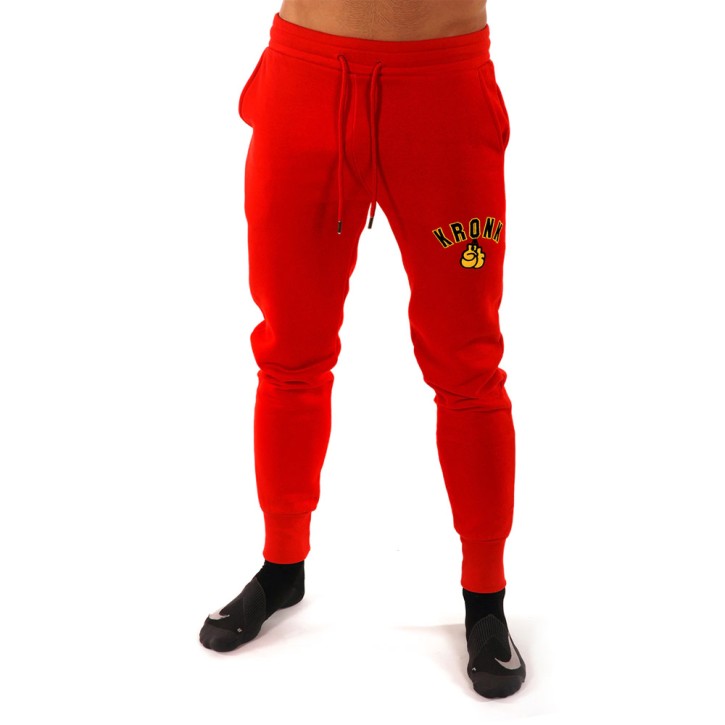 Kronk Applique Joggers Red
