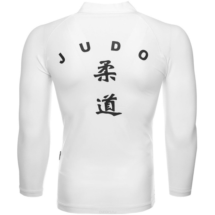 Green Hill Judo Rashguard LS White