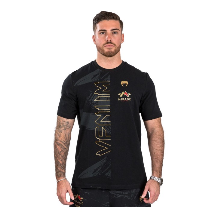 Venum X Mirage T-Shirt Schwarz Gold