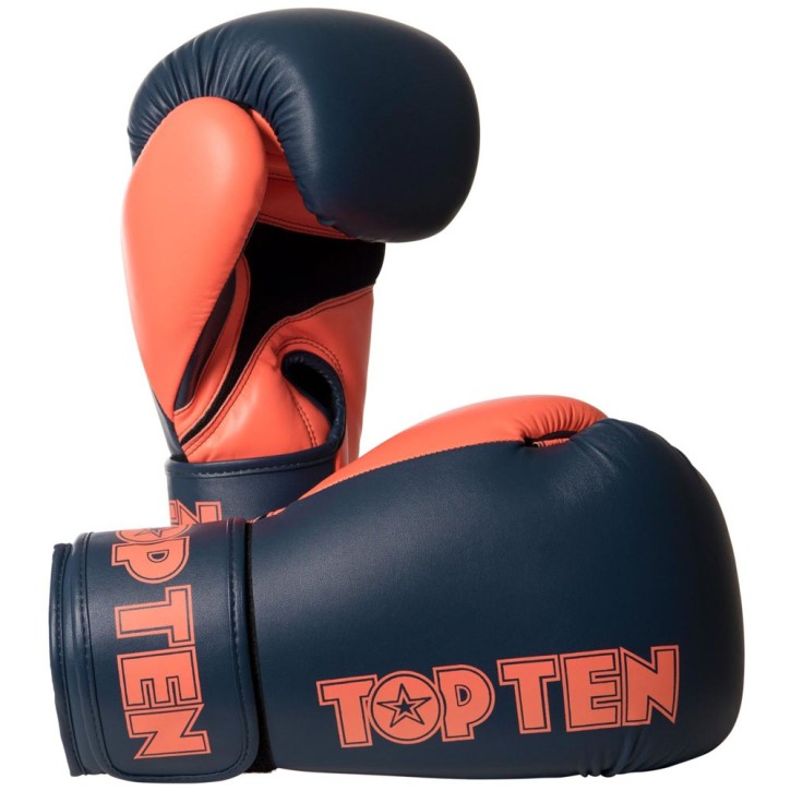 Top Ten XLP Boxing Gloves Gray Orange
