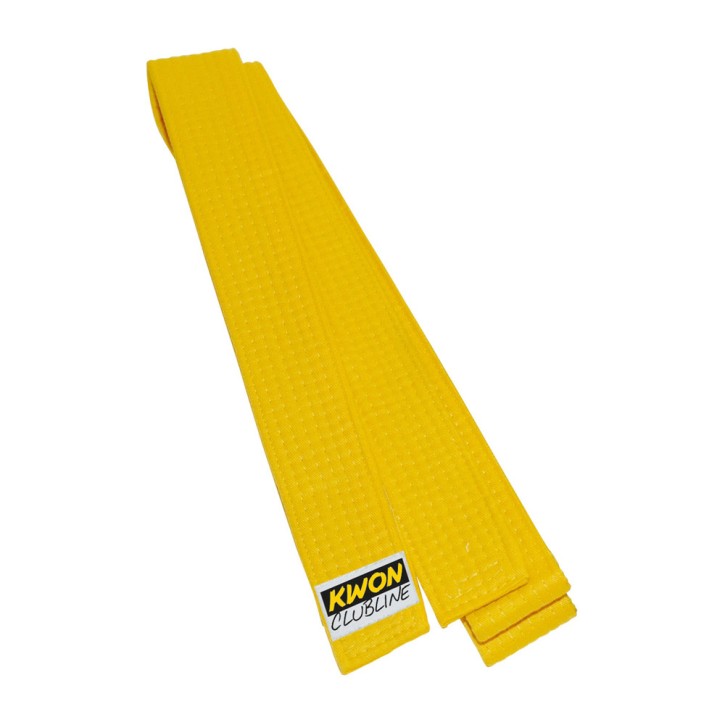 Kwon Clubline Softgürtel 4cm Yellow