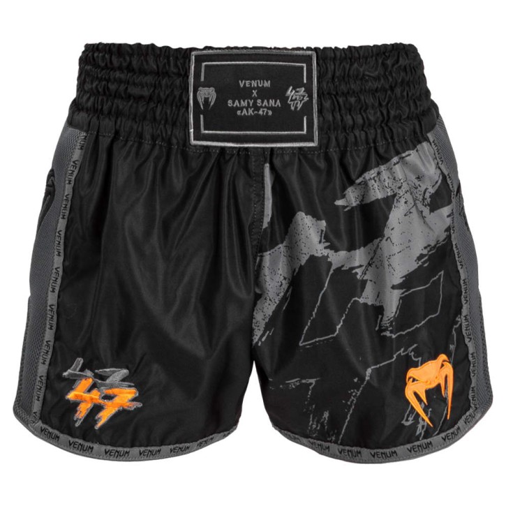 Venum S47 Muay Thai Shorts Schwarz Orange