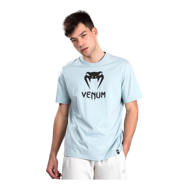 Venum Classic T-Shirt Hellblau Schwarz
