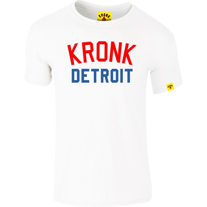 Abverkauf Kronk Iconic Detroit Slim Fit T-Shirt White