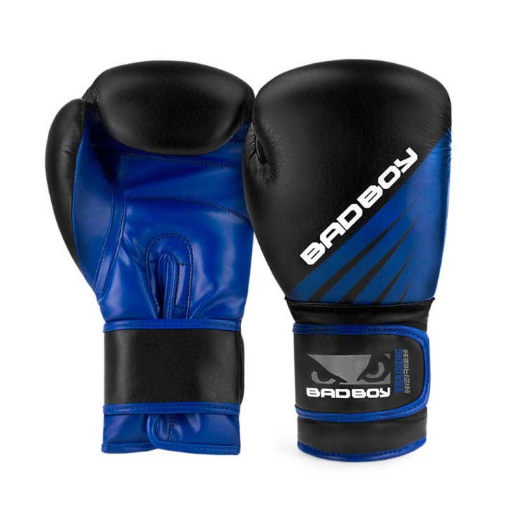 Bad Boy Training Series Impact Boxing Gloves Black Blue