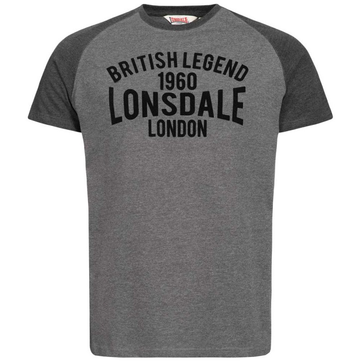 Lonsdale T-Shirt Tradescant Marl Ash