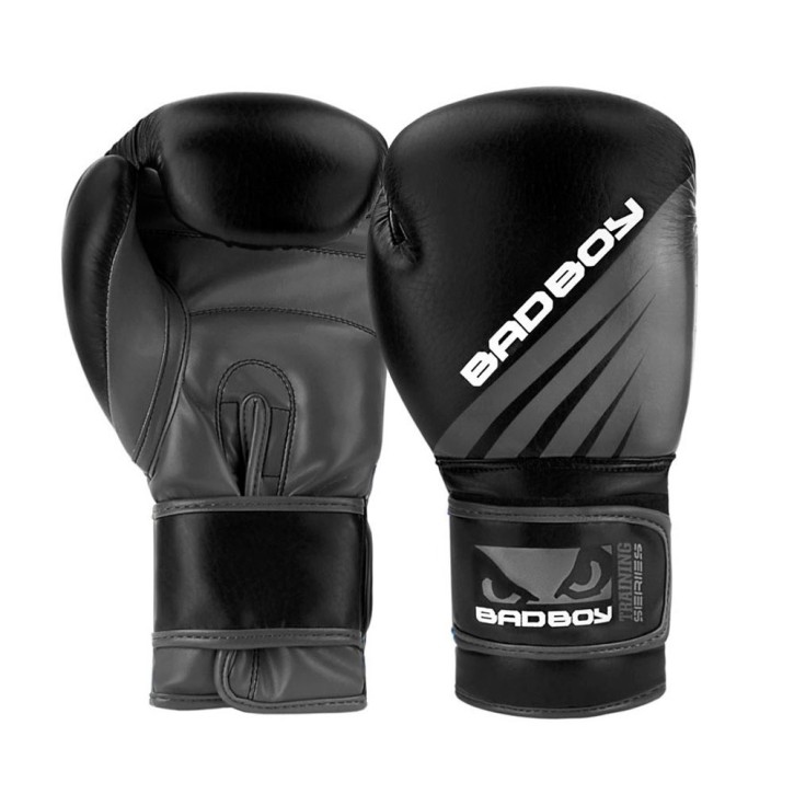 Bad Boy Training Series Impact Boxing Gloves Black Grey