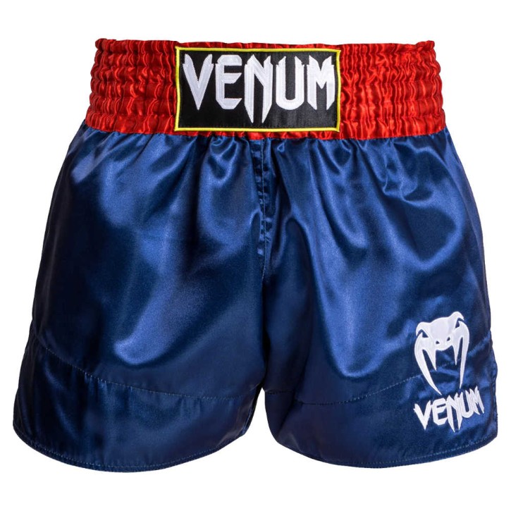 Venum Classic Muay Thai Shorts Blau Rot Weiss