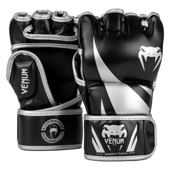 Venum Challenger 2.0 MMA Handschuhe Schwarz Silber