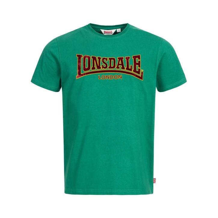 Lonsdale Classic Herren T-Shirt Slim Fit Bottle Green