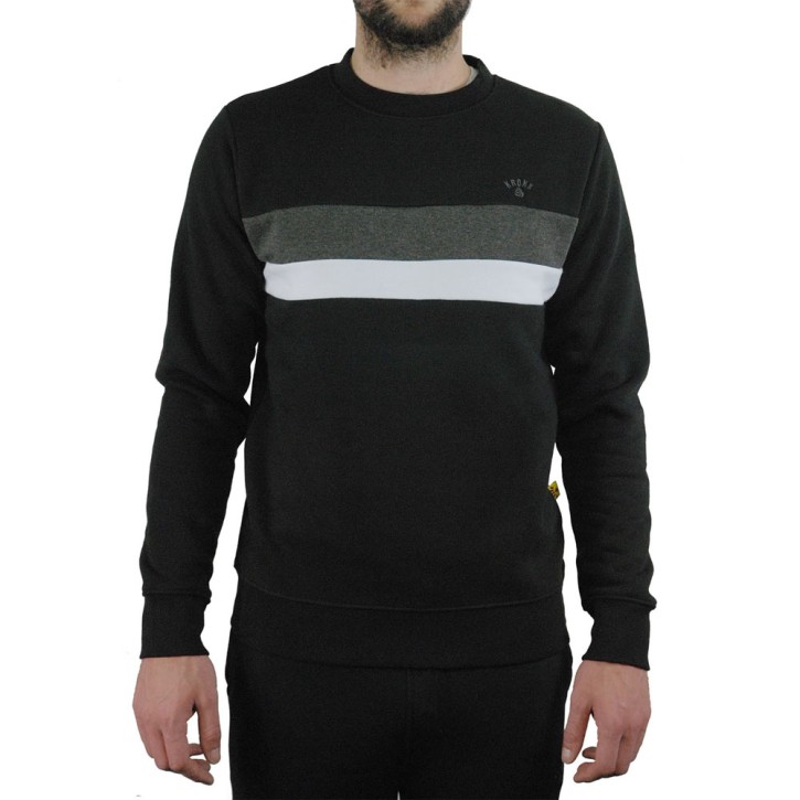Kronk Stripe Sweatshirt Black