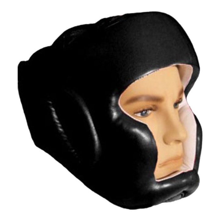 Box Headguard Cheekbone Protection Leather Black