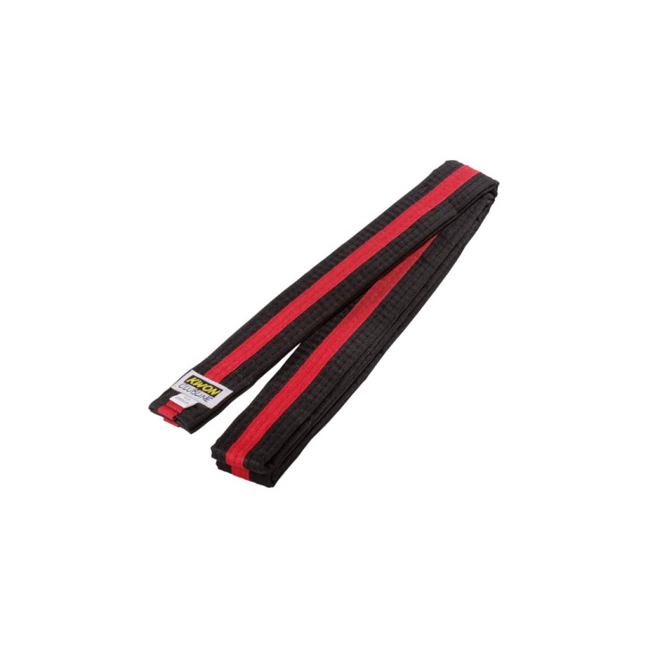 Kwon Clubline Softgürtel 4cm Black Red Black