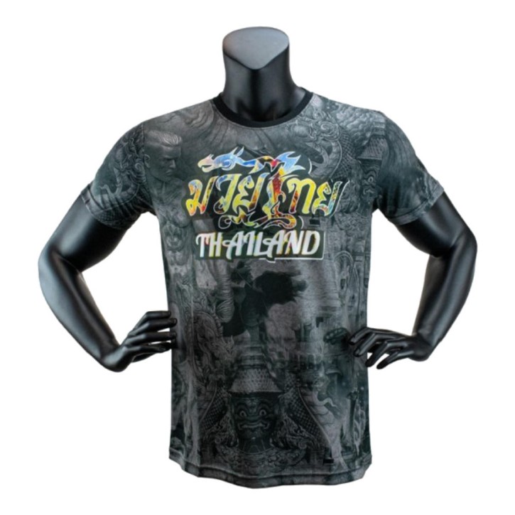 Super Pro Combat Gear Pattaya Thai T-Shirt Schwarz