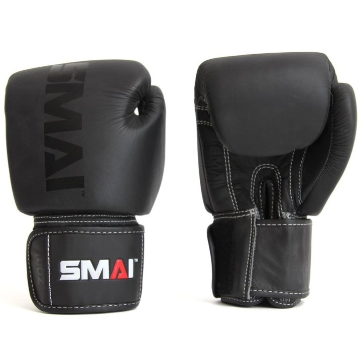 SMAI Elite P85 Boxing Gloves Leather Black