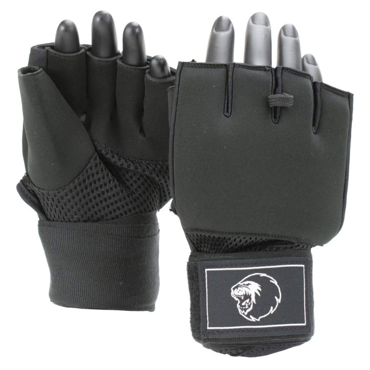 Super Pro Mexican Wrap Inner Gloves Black White