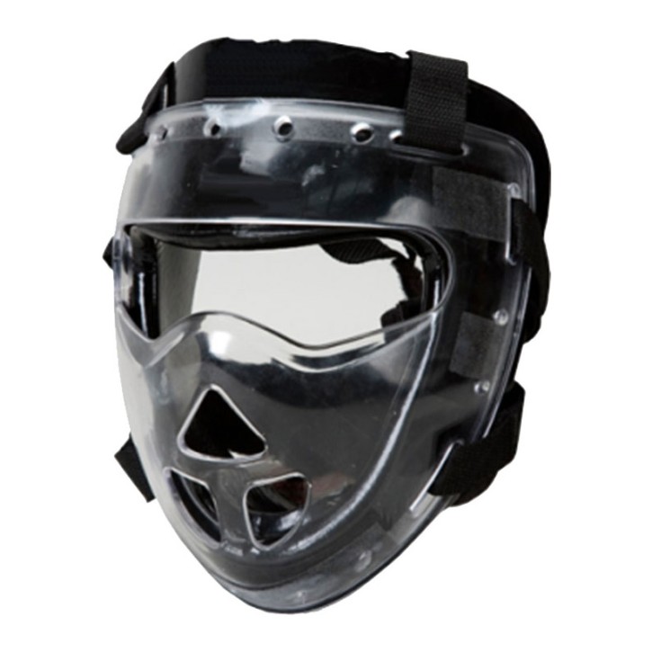 Head protection Black plexiglass visor