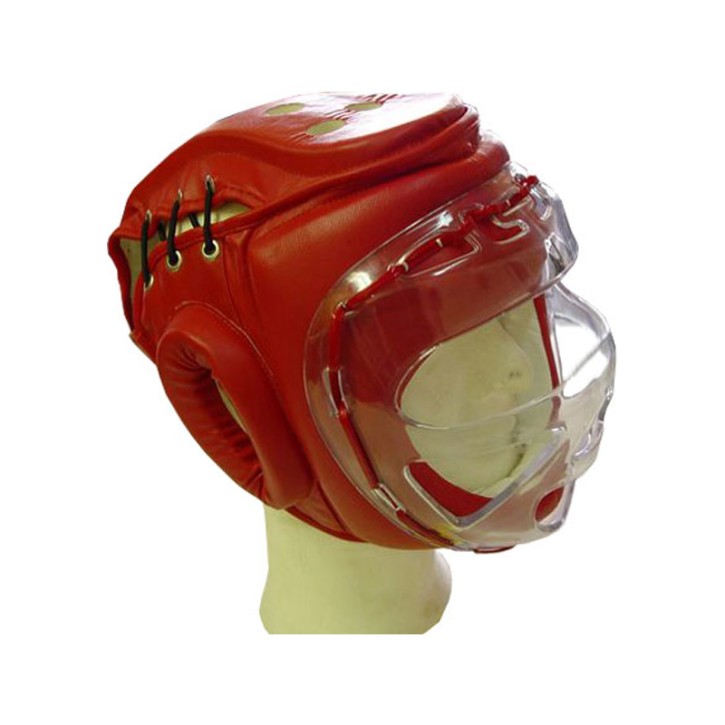 Kopfschutz Red Plexiglasvisier