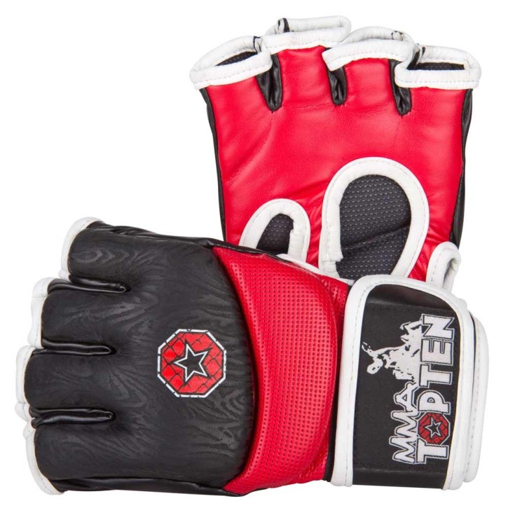 Top Ten Ultimate Fight Handschuhe Red Black