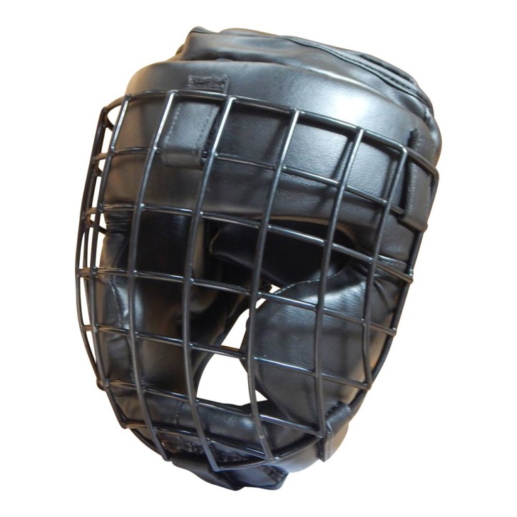 Kopfschutz Jochbeinschutz Metallgitter Black