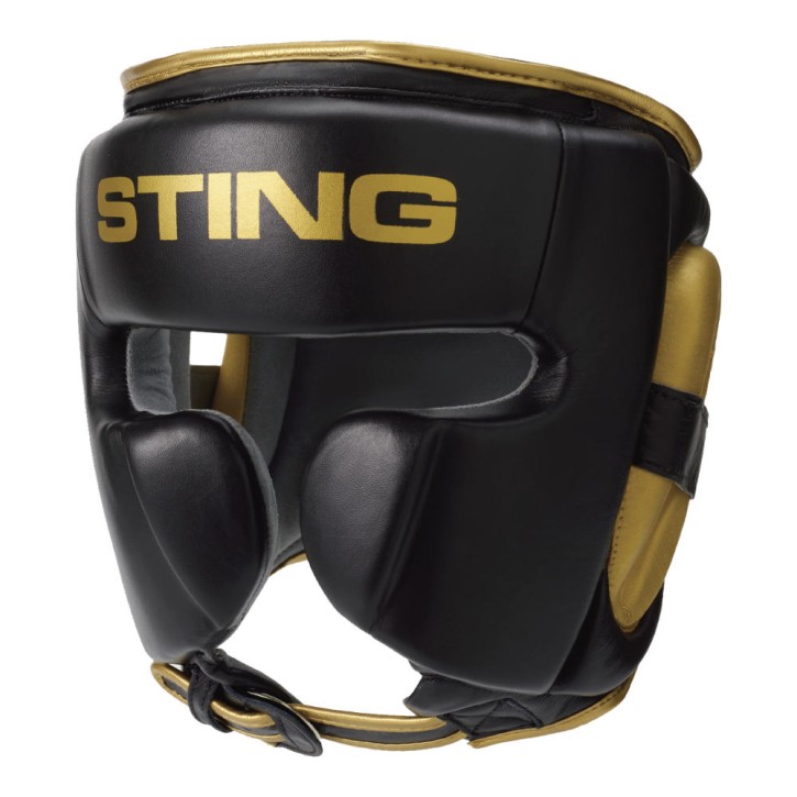 Sting Viper Gel Full Face Headguard Black