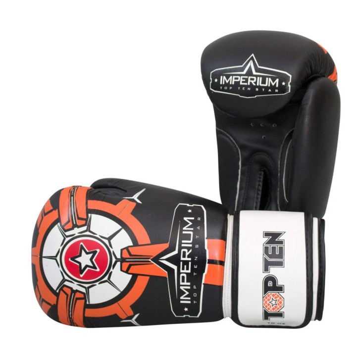 Top Ten Imperium Boxing Gloves Black Orange