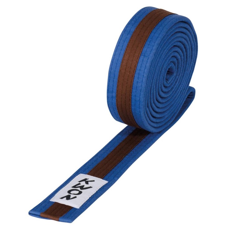 Kwon Budo Belt 4cm Blue Brown Blue