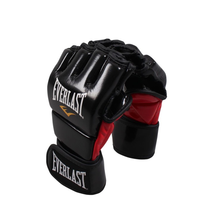Everlast MMA Training Gloves Shiny Black 7566