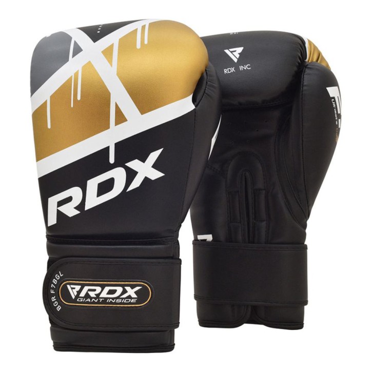 RDX BGR-F7 Boxing Gloves Black Golden