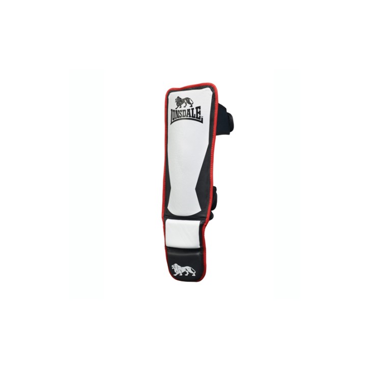 Lonsdale Hook And Loop PU MMA Grappling Shin Instep Guards