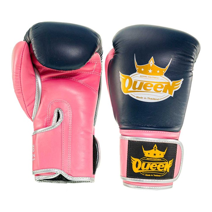 Sale Queen Pro 4 ladies boxing gloves blue pink
