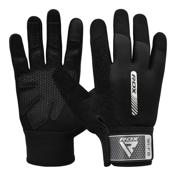 RDX W1F Full Finger Gym Gloves Schwarz