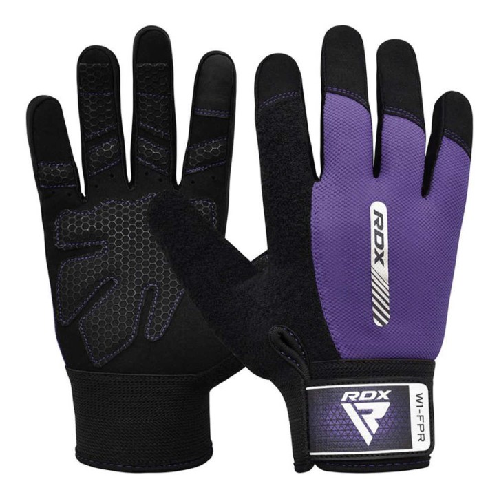 RDX W1F Full Finger Gym Gloves Lila