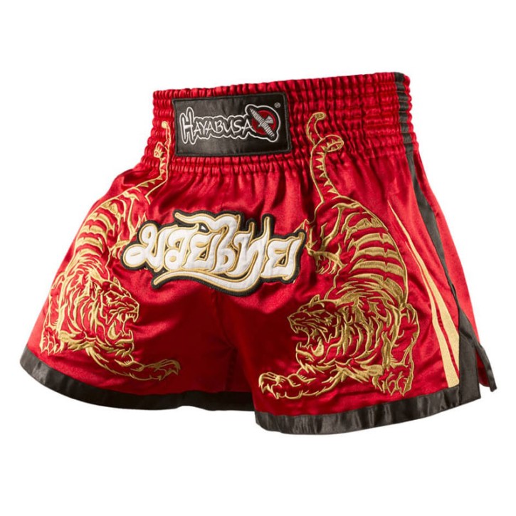 Hayabusa Premium Muay Thai Shorts Red