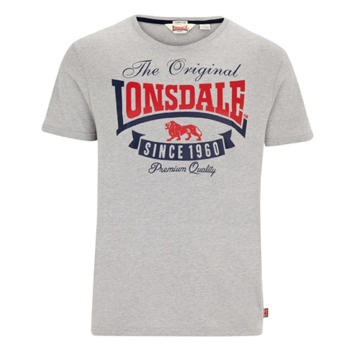 Lonsdale Corrie T-Shirt Grau