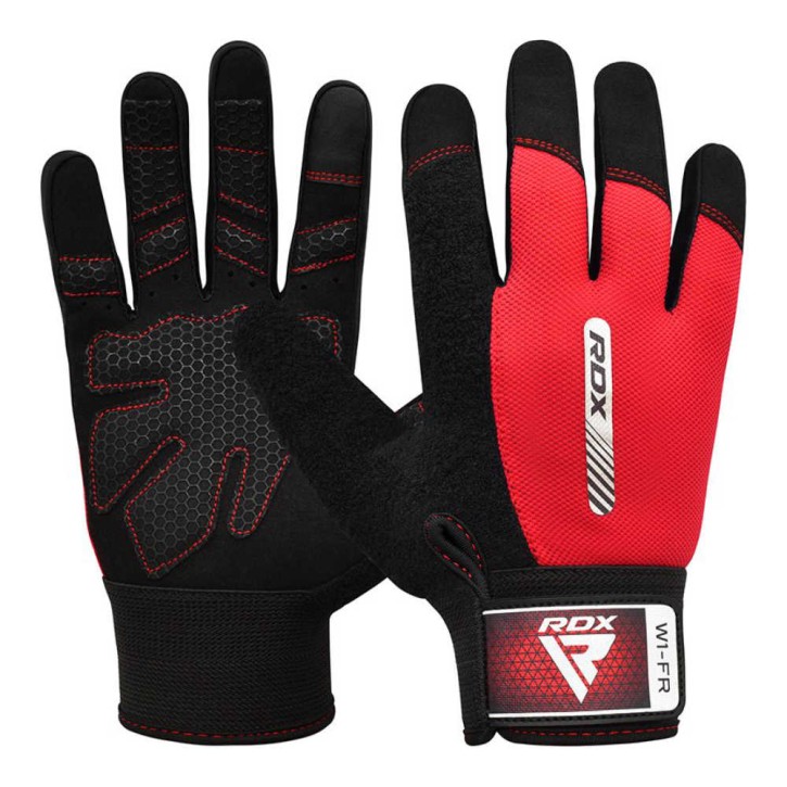 RDX W1F Full Finger Gym Gloves Rot