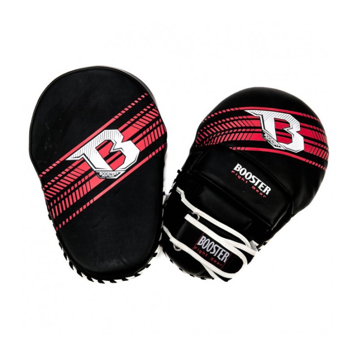 Booster Punch Mitts Curved BPM V4 Red Microfiber