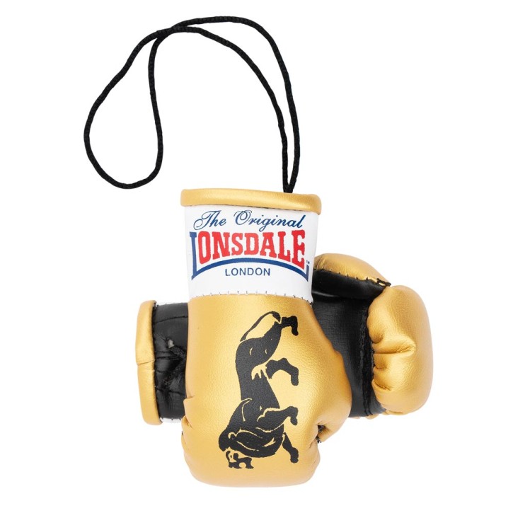 Lonsdale Promo Mini Boxing Gloves Gold