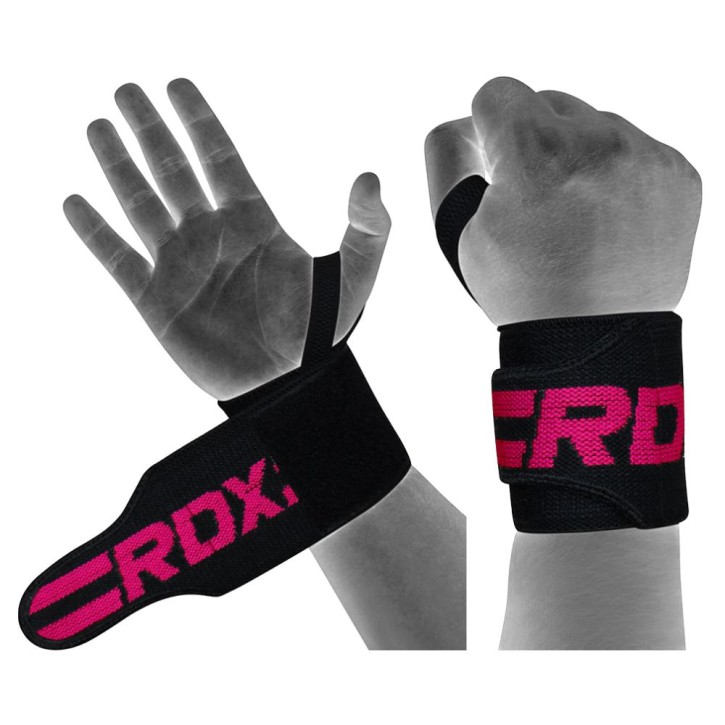 RDX Lifting Wrap Pro Pink