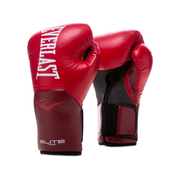Everlast Pro Style Elite Boxing Gloves Flame Red