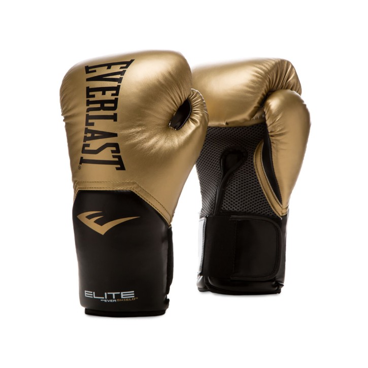 Everlast Pro Style Elite Boxing Gloves Gold