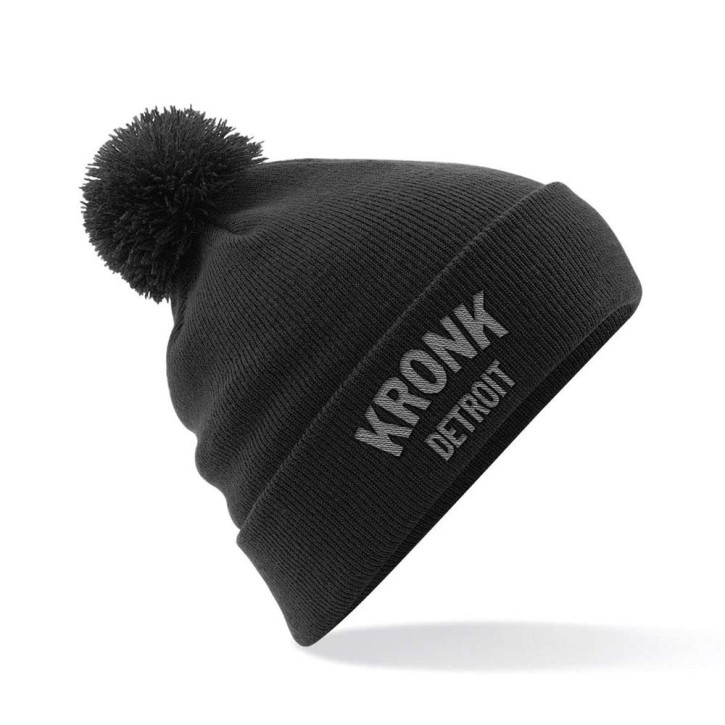 Kronk Detroit Bobble Ski Hat Black